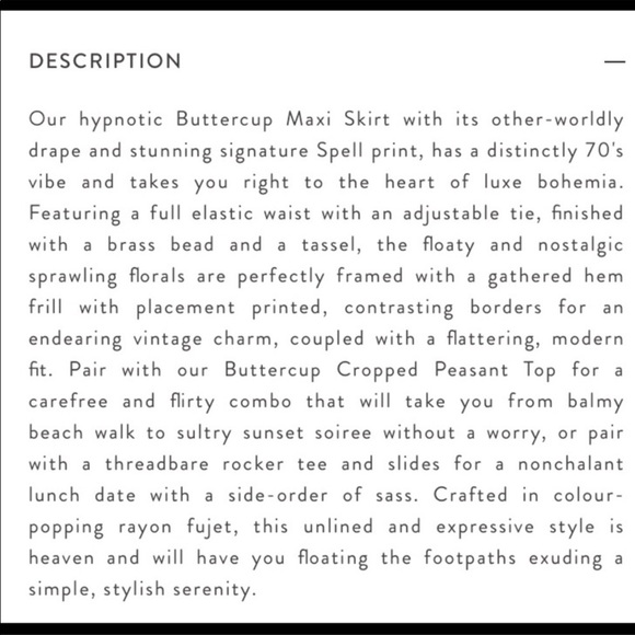 Spell Floral Maxi Skirt - Pink and Purple - Picture 3 of 7